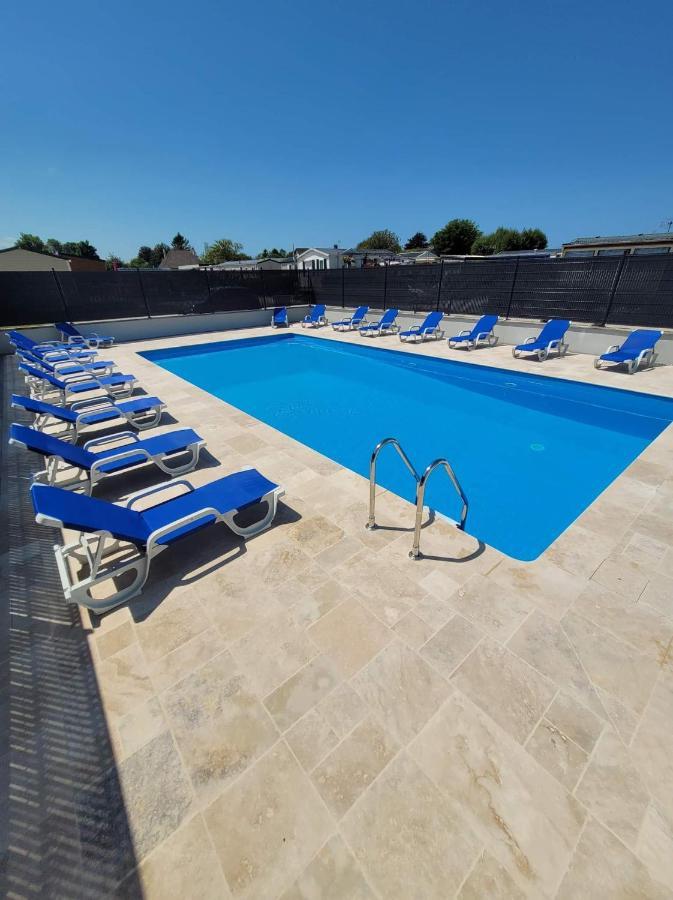 Mobil Home-Les Lins Bleus Biville-sur-Mer Exterior foto
