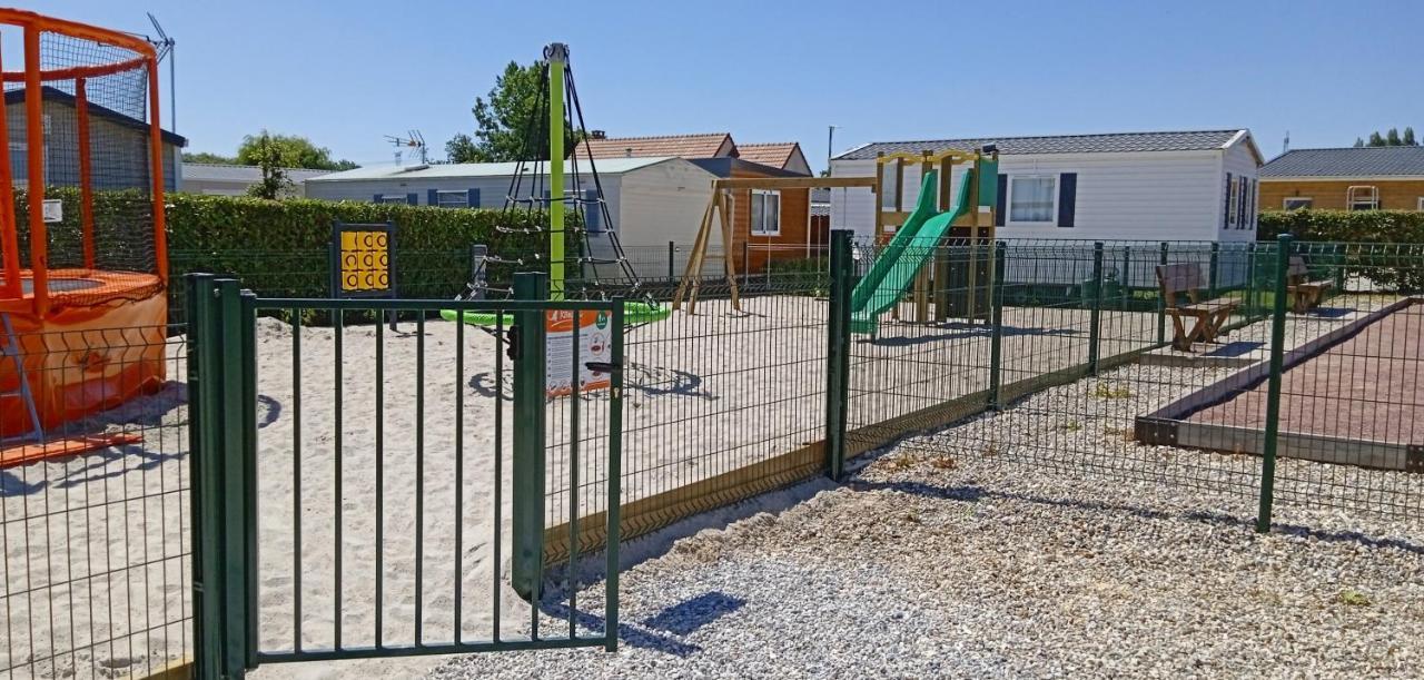 Mobil Home-Les Lins Bleus Biville-sur-Mer Exterior foto